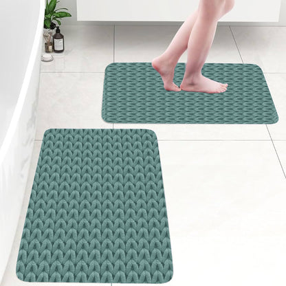 Cable Aqua 40x60cm Bath Mat & Door Mat | Highly Absorbent | Anti-Skid for Superior Safety and Comfort