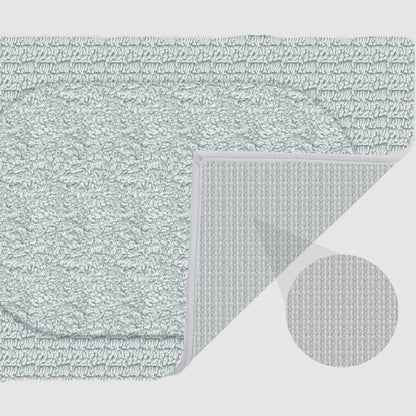 Crown Aqua 40x60cm Bath Mat & Door Mat | Highly Absorbent | Anti-Skid for Superior Safety and Comfort