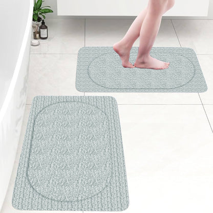 Crown Aqua 40x60cm Bath Mat & Door Mat | Highly Absorbent | Anti-Skid for Superior Safety and Comfort